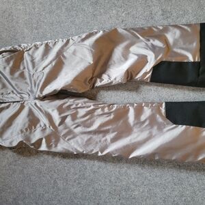 Silver snow pants!